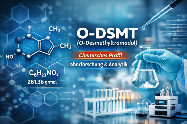 O-DSMT (O-desmethyltramadol) chemical structure and laboratory applications
