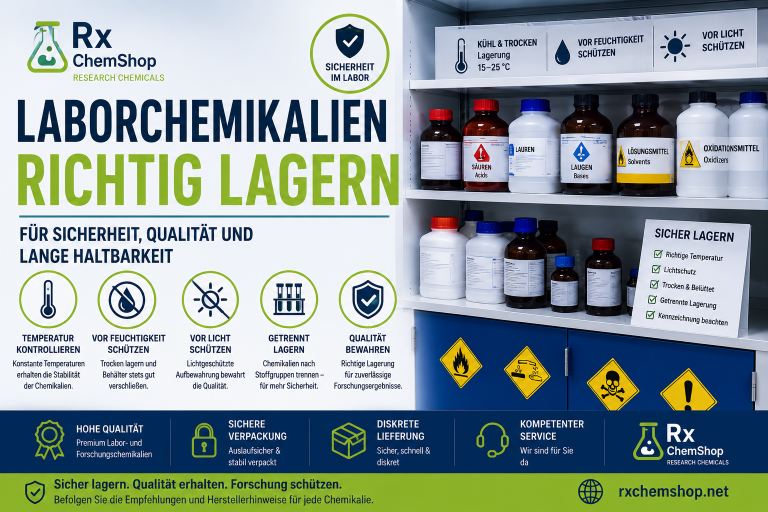 Laborchemikalien richtig lagern – sichere Chemikalienlagerung für Forschung, Analytik und Laboranwendungen